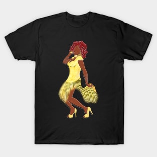 Chi Chi DeVayne (Black Background) T-Shirt